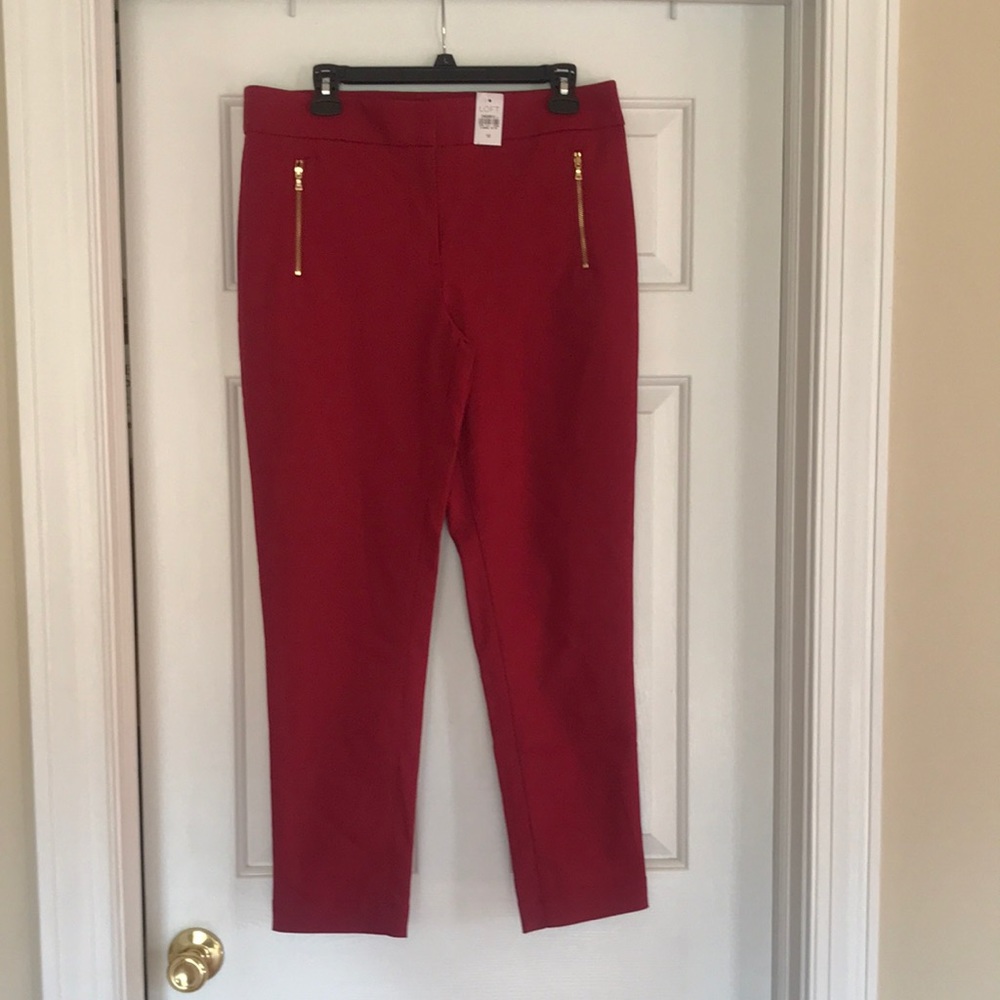 Red pants. New. Size 10.